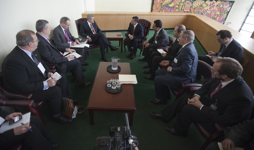 [Prime Minister Stephen Harper meets with the King of Jordan Al Hussein at the United Nations General Assembly in New York City] 23 September 2010