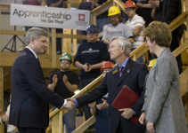 [Prime Minister Stephen Harper makes a skills and training announcement at Fanshawe College in London, Ontario] 13 March 2009