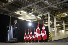 [Prime Minister Stephen Harper officially welcomes Marine Atlantic's newest ferry, the Blue Puttees to St. John's, Newfoundland] 11 February 2011