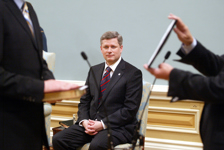 [The Honourable Maxime Bernier, Minister of Industry, is sworn in at Rideau Hall in Ottawa, Ontario] 6 February 2006