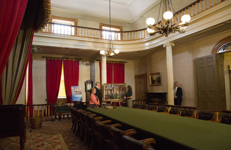 [Prime Minister Stephen Harper tours Province House in Charlottetown, Prince Edward Island] 19 June 2014