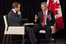 [Prime Minister Stephen Harper is interviewed by Erik Schatzker of Bloomberg Television in Vancouver, British Columbia] 6 September 2012