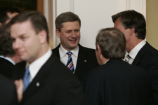 [Prime Minister Stephen Harper meets with First Ministers at 24 Sussex Drive in Ottawa] 24 February 2006