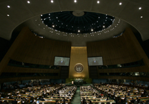 [Canadian Prime Minister Stephen Harper addresses the 61st United Nations General Assembly in New York City] 21 September 2006