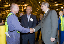 [Prime Minister Stephen Harper visits the Ford Essex Engine Plant in Windsor, Ontario] 3 September 2008