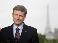 [Prime Minister Stephen Harper holds a press conference at the Canadian Cultural Centre in Paris, France] 27 May 2008