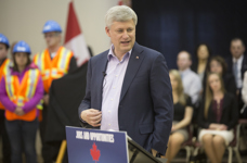 [Prime Minister Stephen Harper announces the awarding of a contract for the construction and lease of the new Public Service Pay Centre in Miramichi, New Brunswick] 2 April 2015