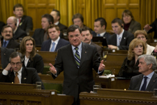 [MPs fight the newly formed coalition during Question Period on Parliament Hill] 2 December 2008