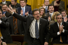 [MPs fight the newly formed coalition during Question Period on Parliament Hill] 2 December 2008