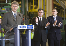 [Prime Minister Stephen Harper visits the Ford Essex Engine Plant in Windsor, Ontario] 3 September 2008