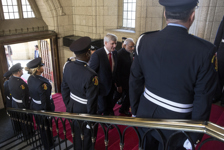 [Prime Minister Stephen Harper welcomes Narendra Modi, Prime Minister of India, to Parliament Hill, Ottawa] 15 April 2015