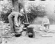 Cooking behind the lines (8th Infantry Battalion). May, 1916 May, 1916