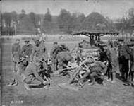 German Trench Mortars captured by Canadians. April, 1917 Apr., 1917