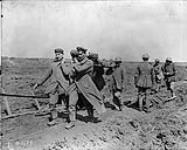 Fritz carries his wounded comrade. - Vimy Ridge Apr., 1917.