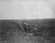 Canadians consolidating their positions on Vimy Ridge. April, 1917 Apr., 1917