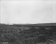 The British bombardment of Vimy previous to attacking. Vimy Ridge. April, 1917 Apr., 1917