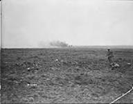 Taking cover from High Explosive. - Vimy Ridge. April 1917 Apr., 1917.