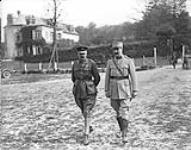 Lt.-Gen. Sir Julian Byng with a French Officier attached to Canadian Corps May, 1917.
