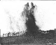 Smashing barbed wire with trench mortars. May, 1917 MAY, 1917