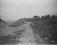 Prince Arthur of Connaught and other Canadian Officers showing French Generals the battlefield of Vimy. January, 1918 January, 1918.