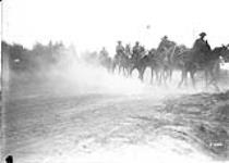 Cavalry passing through country captured by Canadians earlier in the day. Advance East of Arras. September, 1918 September 1918.
