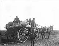 Canadian Transport Drivers assisting French refugees on return to their homes. November, 1918 November 1918.