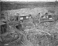 Chalets left behond by the enemy during the Canadian advance on the Cambrai front. November, 1918 November, 1918.