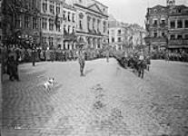43rd Canadian Battalion marching past Army Commander, Mons, 15th November, 1918. [Gen. Sir H. Horne] 15TH Nov., 1918