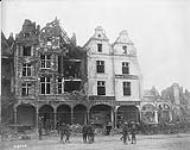 A house destroyed by shell fire at Arras. February, 1918 February 1918.