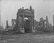 The gate near the Cathedral at Ypres. November, 1917 Nov. 1917.