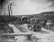 Blocked traffic during the Canadian advance on Lens. Aug. 1917 August, 1917.