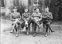 Officers commanding 13th, 14th, 15th and 16th Canadian Infantry Battalions; Lt.-Colonels Worrall, Bent, Peck and Perry. December, 1918 1914-1919