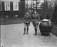 Prince Albert and Prince Arthur of Connaught at Corps Headquarters during their visit to Bonn. January, 1919 January, 1919.
