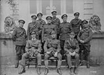 Senior N.C.O.s., 5th Bn. C.E. at Yvoy, Belgium. March 1919 1914-1919