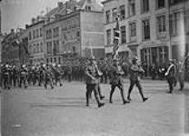 Presentation of Colours to 31st Battalion, Namur Cathedral Square. April 1919 Apr. 1919