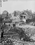 Mines blown in street of town. Ham. January 1917 1914-1919