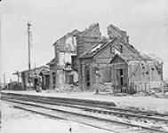 Railway Station. Amiens Front. - Marcelcave. April & May 1919 1914-1919