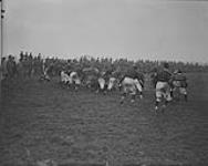 (Rugby Football) Views of spectators and game, taken at the Rugby football match between Canadians of Seaford and Witley, November 3rd, 1917 1914-1919