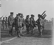 Field Marshal Lord French inspecting Canadians at Witley and Bramshott, March 1918 1914-1919