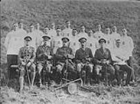 P.T. & B.F. Instructional Staff, 8th Reserve Battalion. O.C. Lieut.-Col. Lockhart Gordon 1914-1919
