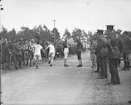 (Track & Field) Sports at Witley, April 27th 1918. Relay race for area 1914-1919