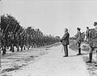 Sir R.L. Borden and Lieut-Gen Sir R.E.W. Turner inspecting Canadian troops at Seaford. August 11th 1918 August 11, 1918.