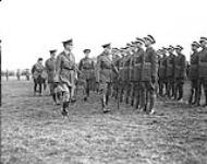 H.R.H. The Duke of Connaught and Lieut-Gen Sir R.E.W. Turner, V.C., inspecting the Cadets at Bexhill for the last time. November, 1918 Nov. 1918.