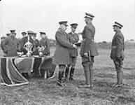H.R.H. The Duke of Connaught and Lieut-Gen Sir R.E.W. Turner, V.C., inspecting the Cadets at Bexhill for the last time. November 1918 Nov. 1918.