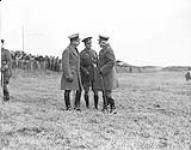 H.R.H. The Duke of Connaught and Lieut-Gen Sir R.E.W. Turner, V.C., inspecting the Cadets at Bexhill for the last time. November 1918 Nov. 1918.