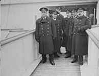 Departure of 3rd Canadian Division per S.S. "Adriatic" from Liverpool, March 1st 1919, Captain and Officers of "Adriatic" 1914-1919