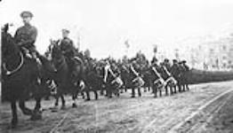 (Belgian) Review by Lieut-Gen Jacques commanding the 3rd Belgian Army at Liège, Belgium, Feb. 4th 1919 1914-1919