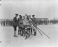 Presentation of Colours to the 2nd Canadian Machine Gun Brigade, by Lady Perley 1914-1919