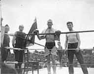 (Boxing) Atwood keeps the Canadian flag flying. Inter-Allied Games, Pershing Stadium, Paris, July 1919 July, 1919.
