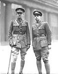 Cadet C.W. Del Plaine, M.M. left, and Capt. J.P. Gillies, M.C 1914-1919